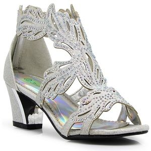 Silver Heels Size 11